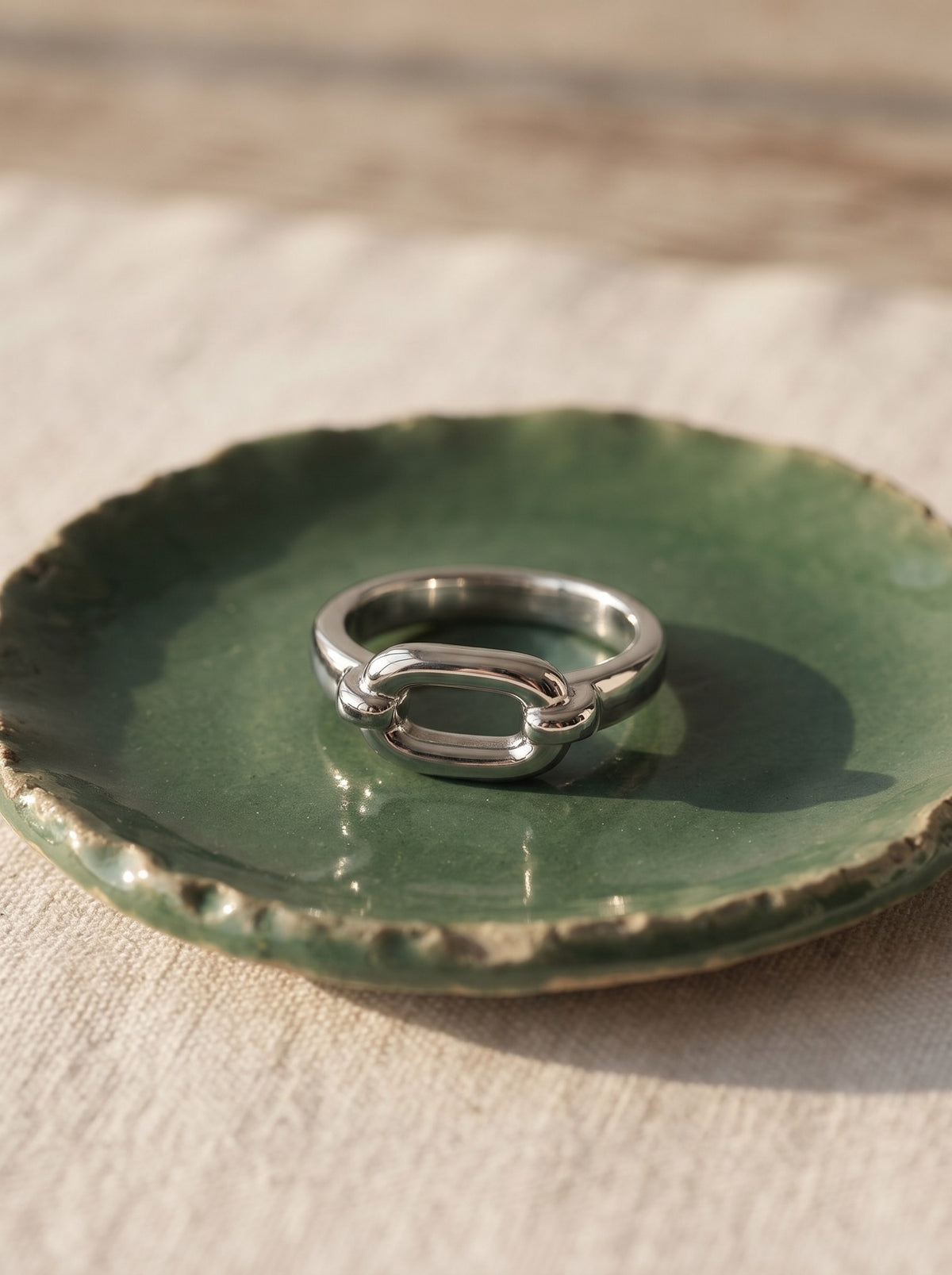 Anillo Eslabon Grande Plateado · Lifestyle · Anturia