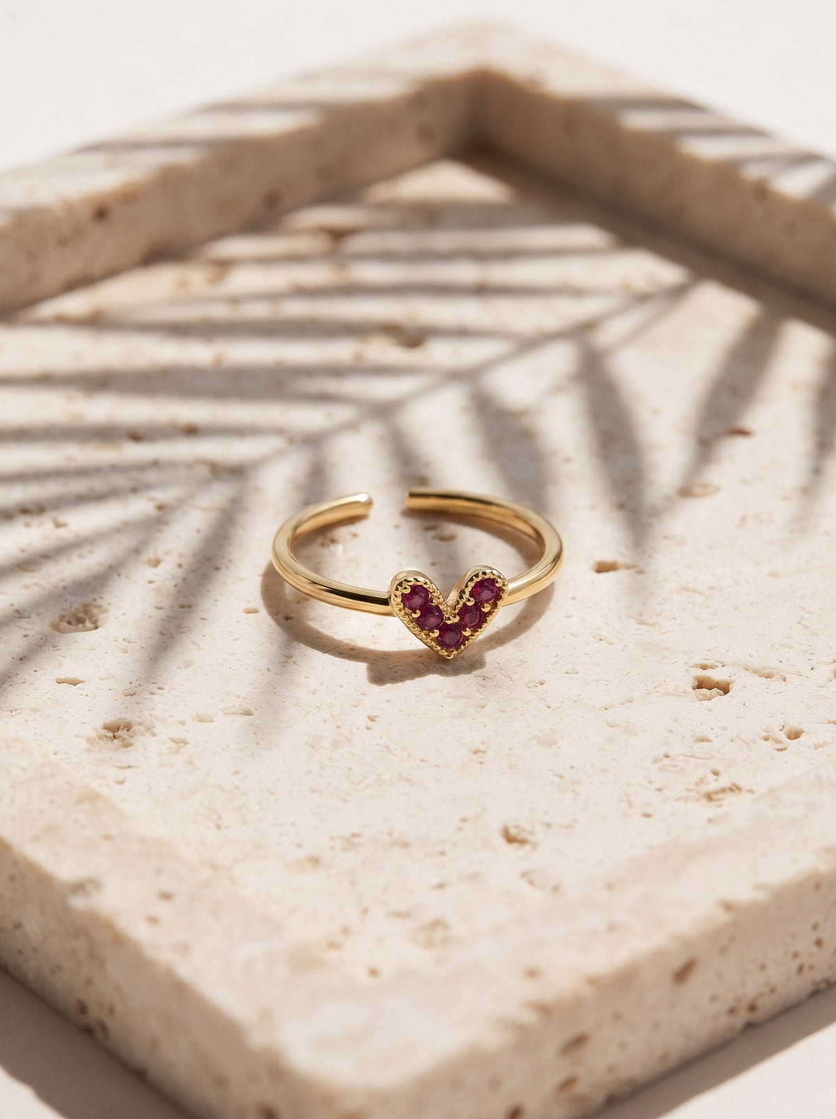 Anillo Corazon Trend Borgoña · Lifestyle · Anturia