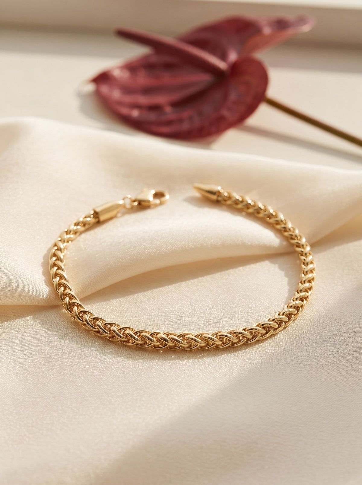 Pulsera Foxtail Dorado · Lifestyle · Anturia