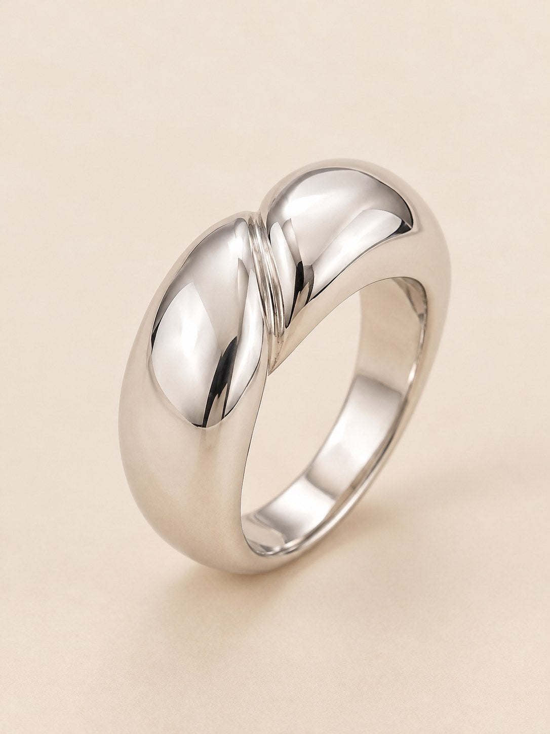 Anillo Chunky Plateado · Hero · Anturia