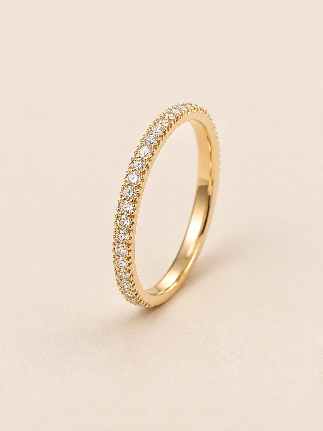 Anillo Microcircones Dorado · Hero · Anturia