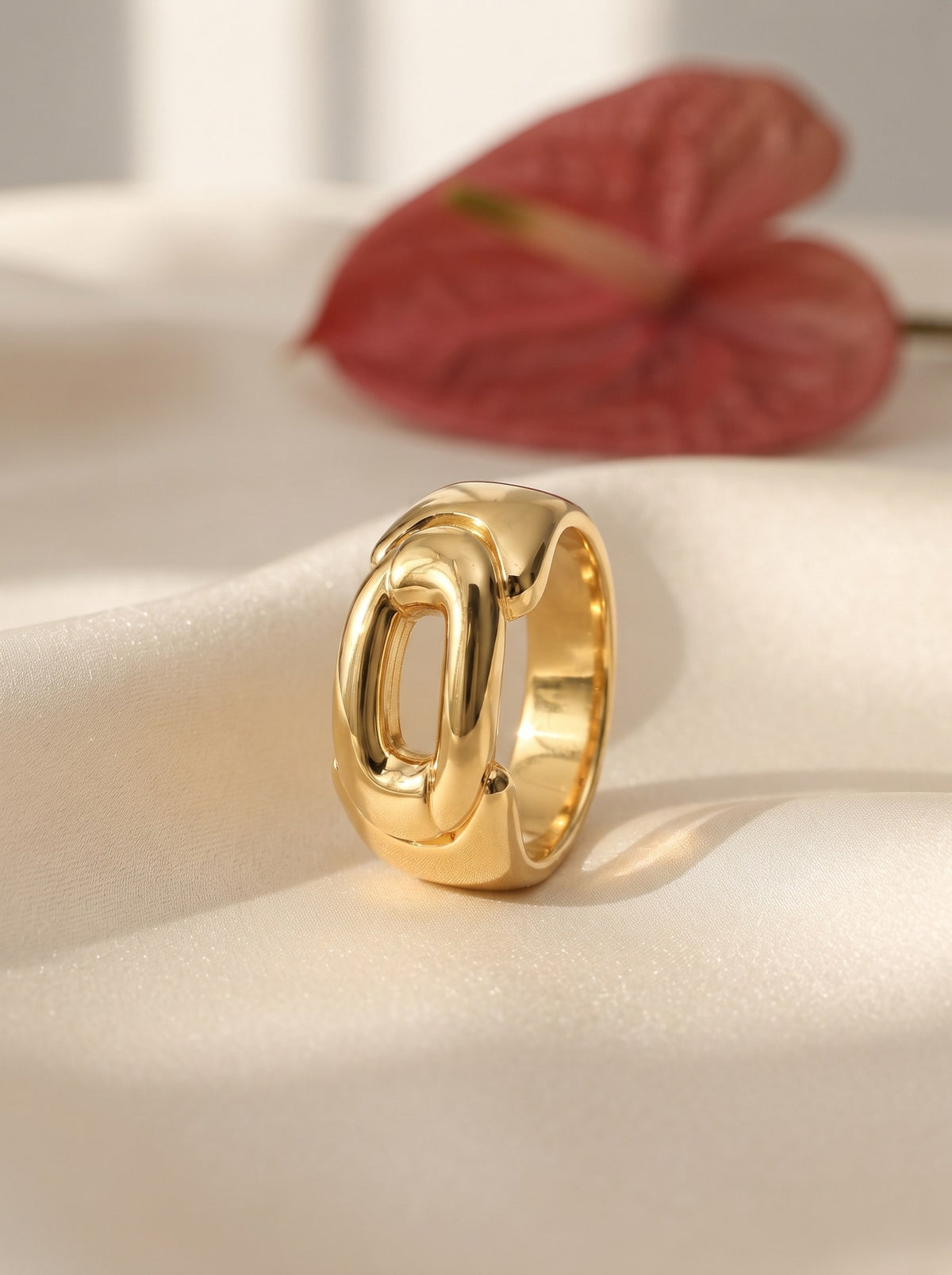 Anillo Eslabon Grande Dorado · Lifestyle · Anturia