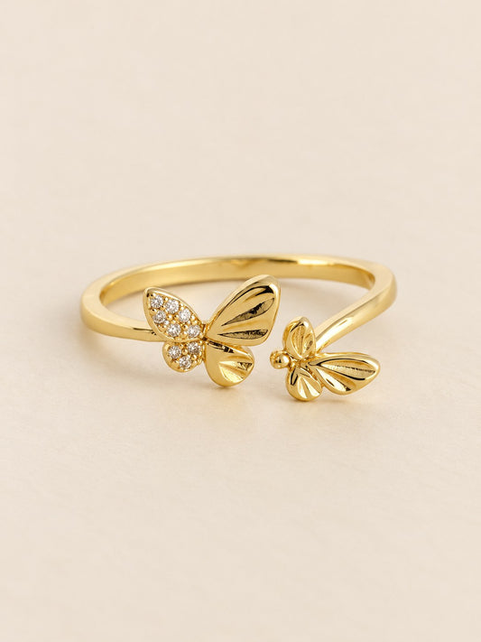 Anillo Doble Mariposas · Hero · Anturia