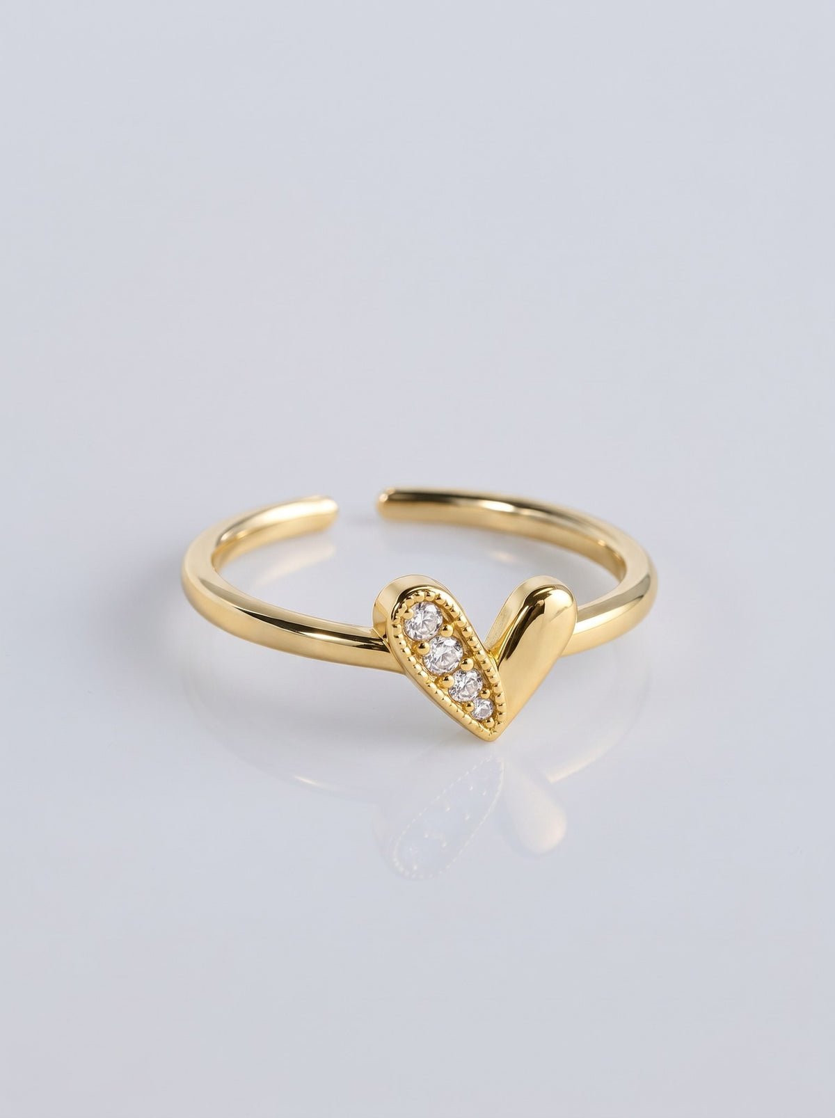 Anillo Corazon Trend Cristal · Macro · Anturia