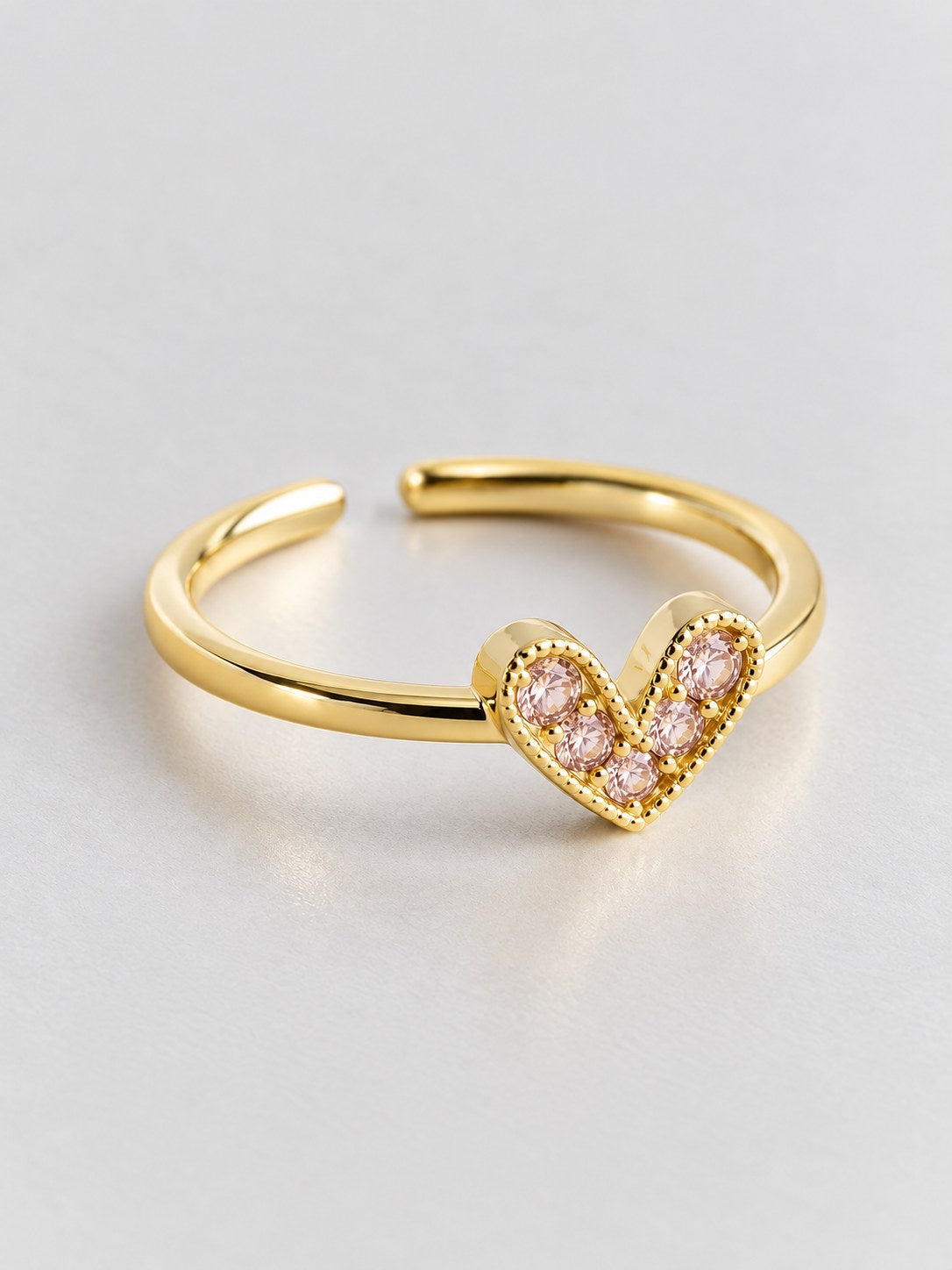 Anillo Corazon Trend Rosa · Macro · Anturia