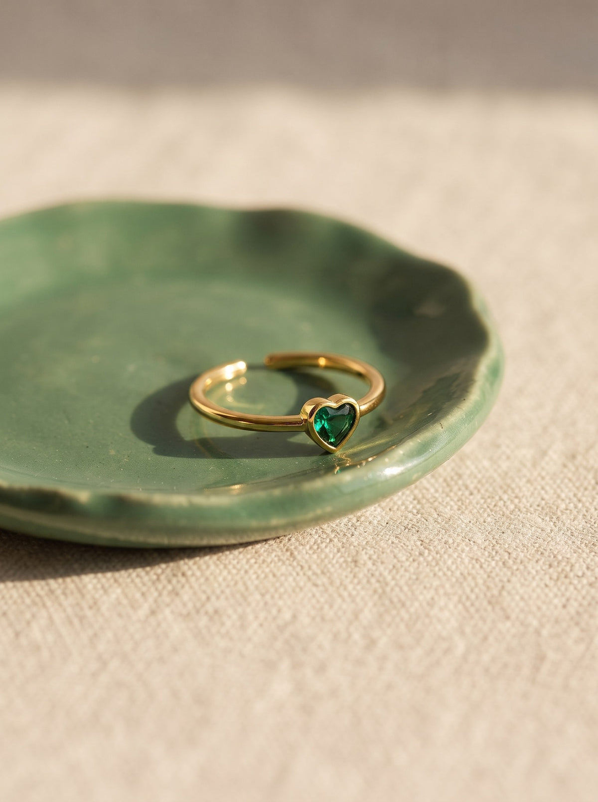 Anillo Corazon Verde Esmeralda · Lifestyle · Anturia