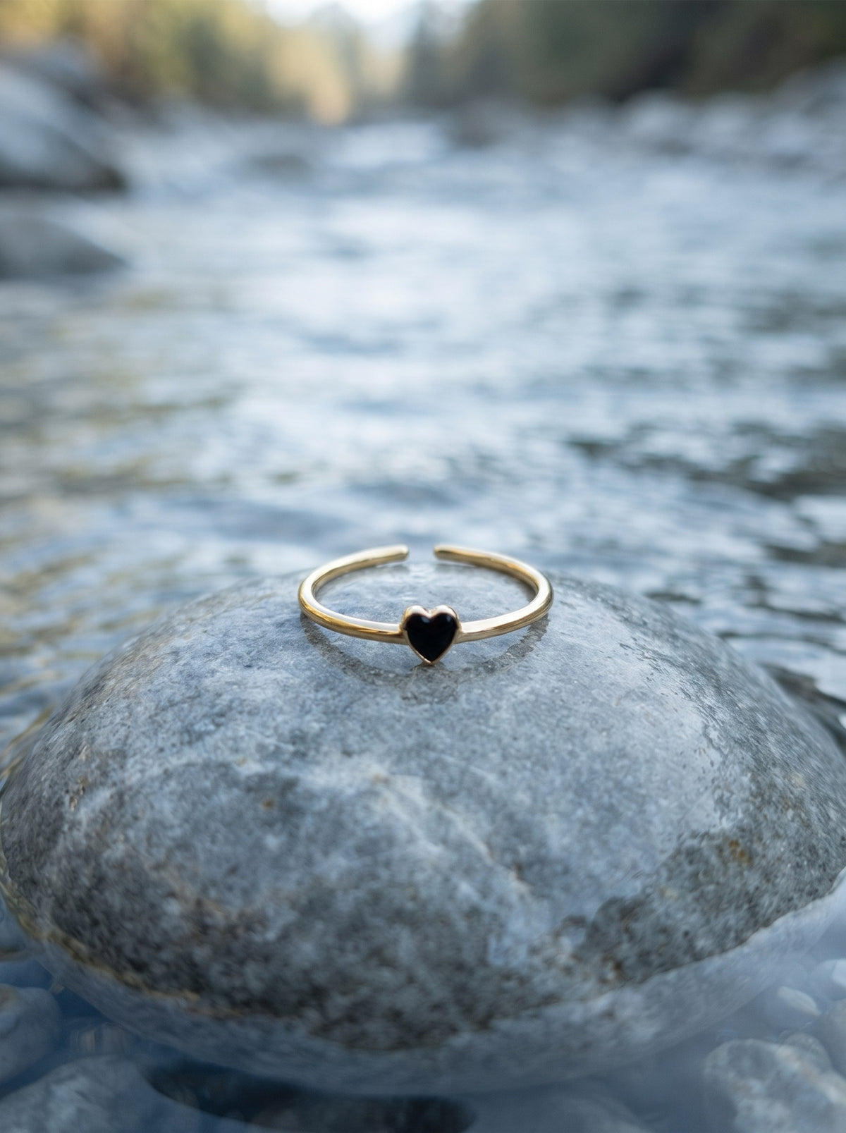 Anillo Corazon Mini Negro · Lifestyle · Anturia