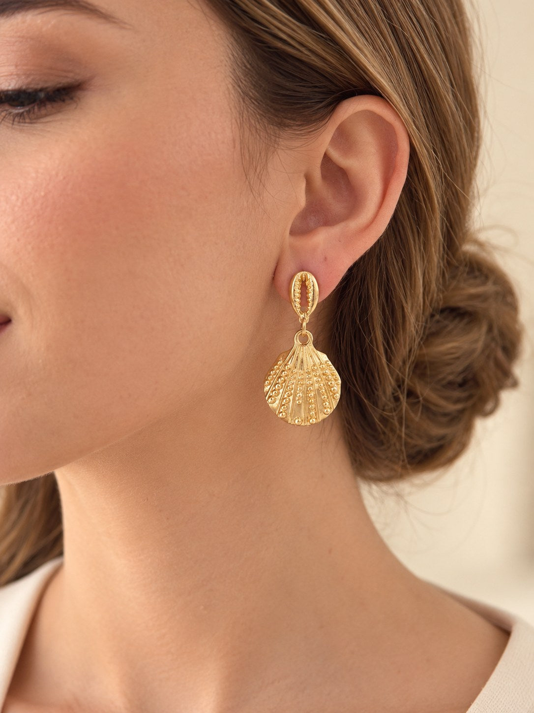 Arete Conchas Balines · Modelo · Anturia