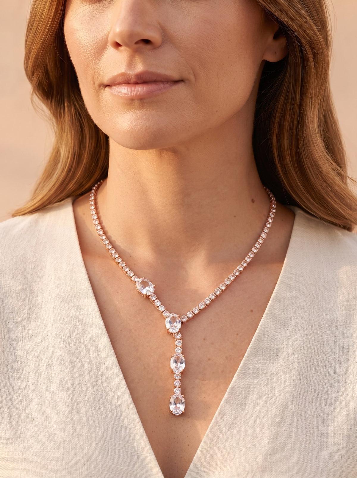 Collar Zircón · Modelo · Anturia