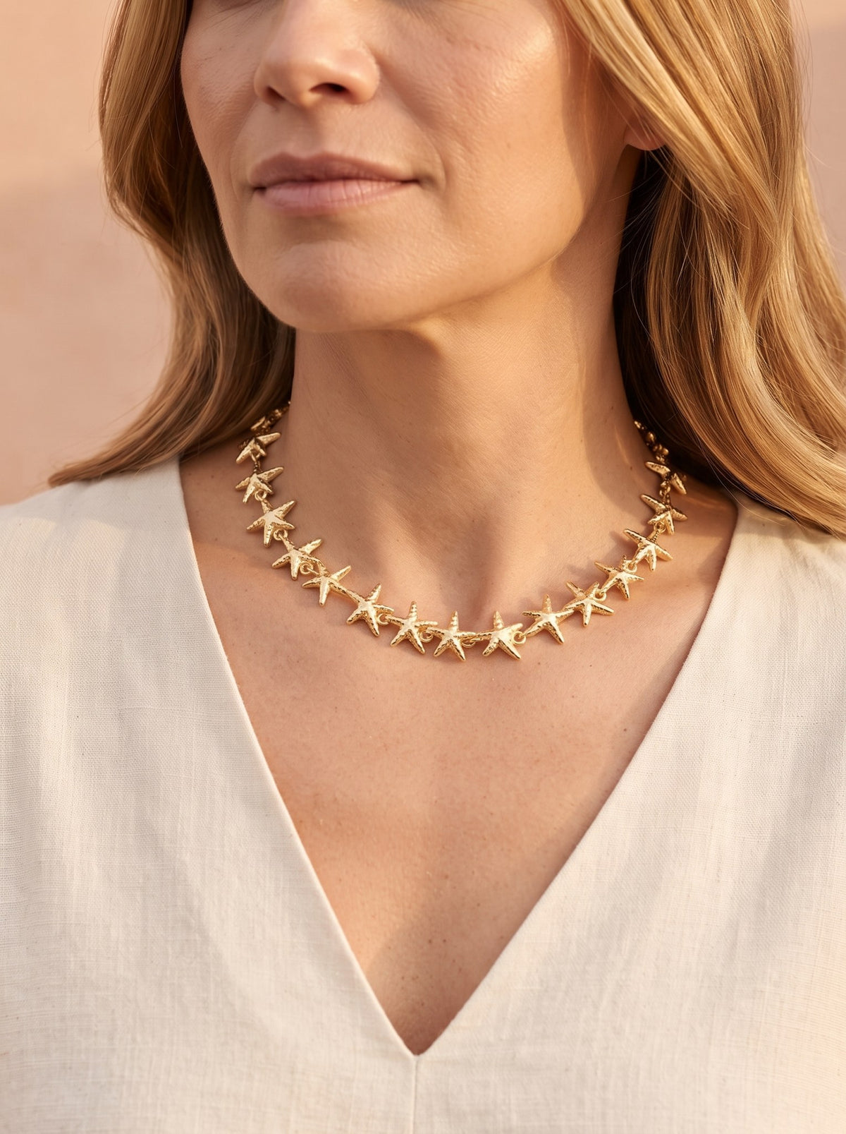 Collar Multi Estrellas De Mar · Modelo · Anturia
