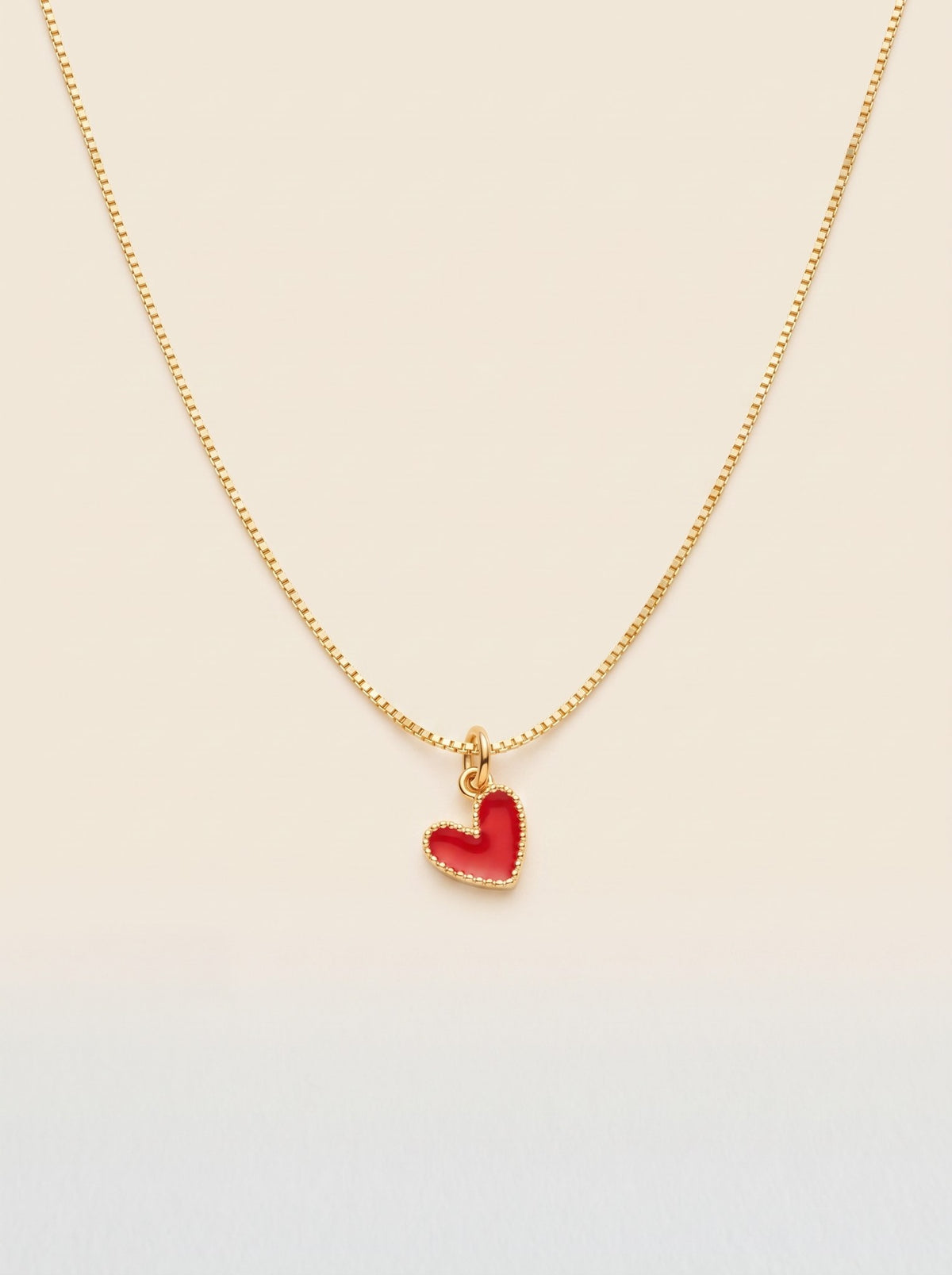 Collar Minimalist Corazon Rojo · Hero · Anturia