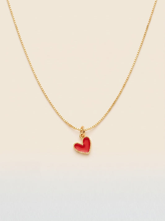 Collar Minimalist Corazon Rojo · Hero · Anturia