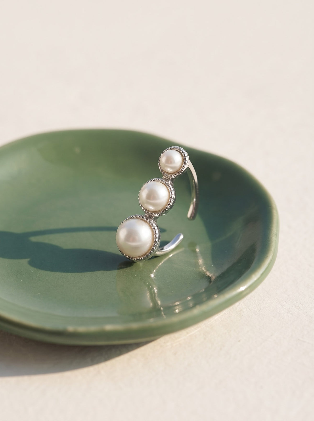Earcuff Perlas Plateado · Lifestyle · Anturia