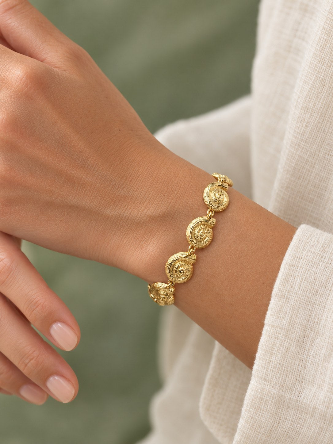 Pulsera Multiconchas Mar · Modelo · Anturia