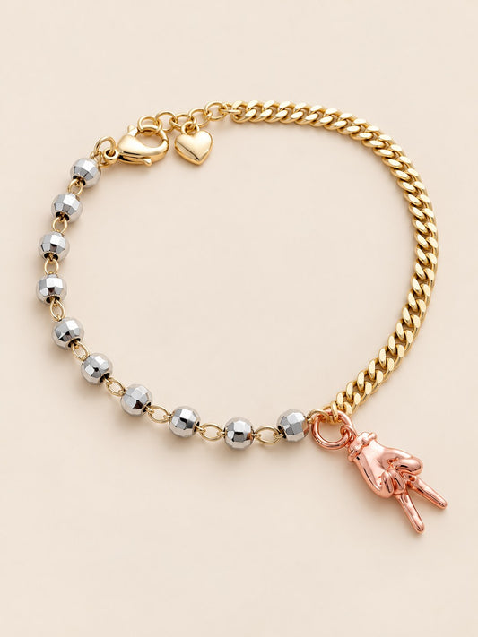 Pulsera 3 Oros Peace And Love · Hero · Anturia