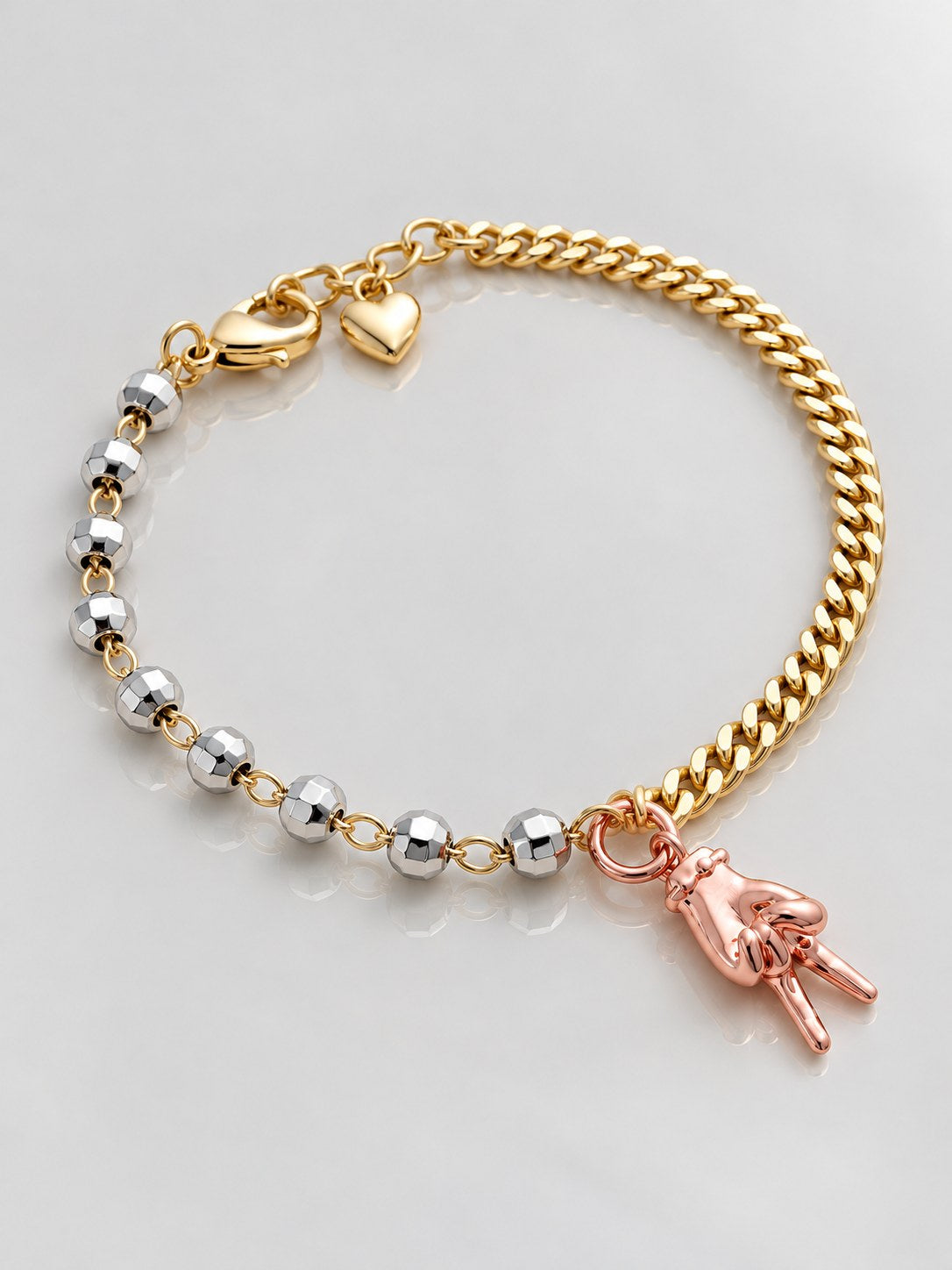 Pulsera 3 Oros Peace And Love · Macro · Anturia