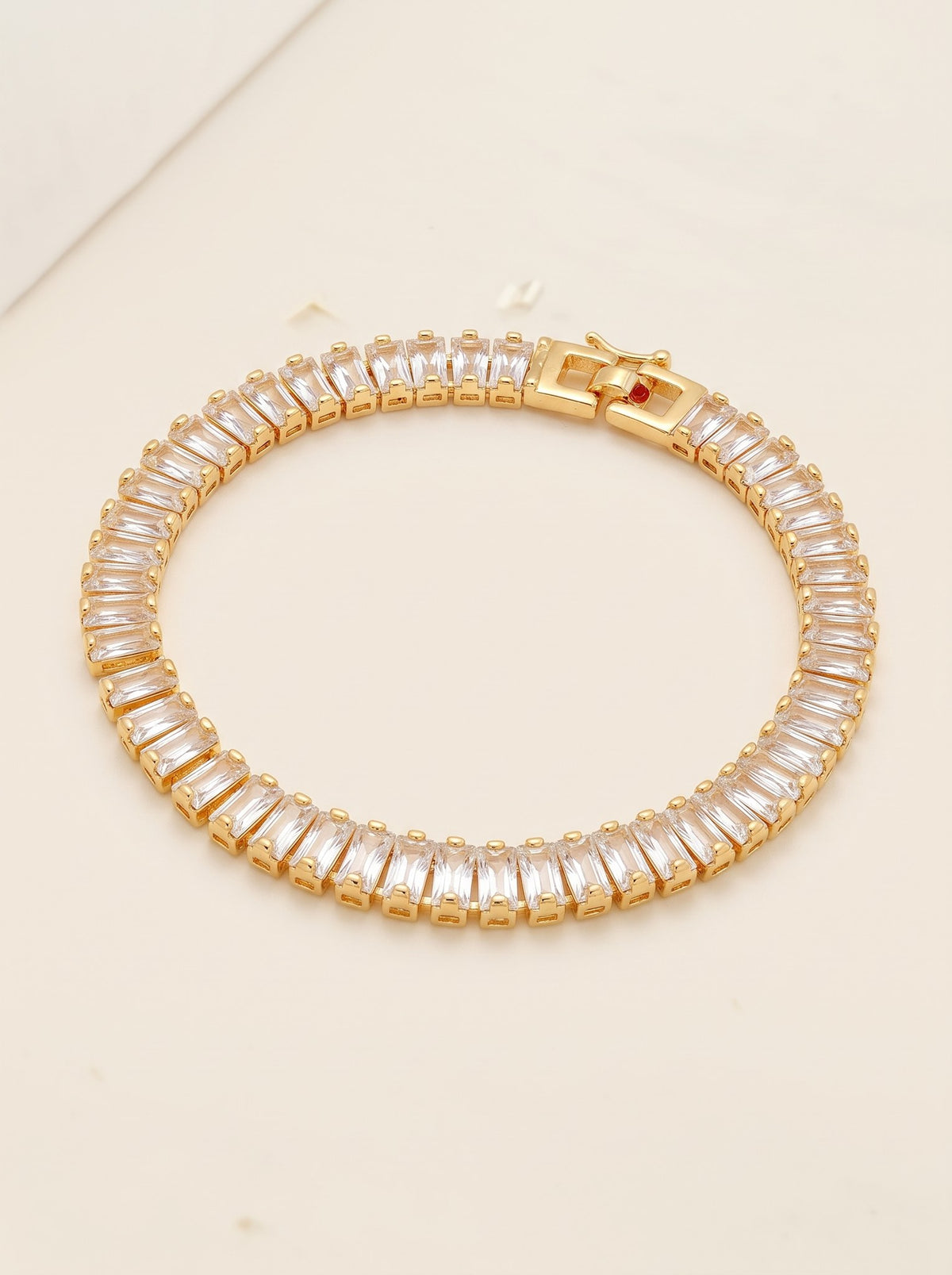 Pulsera Baguette Dorado · Hero · Anturia