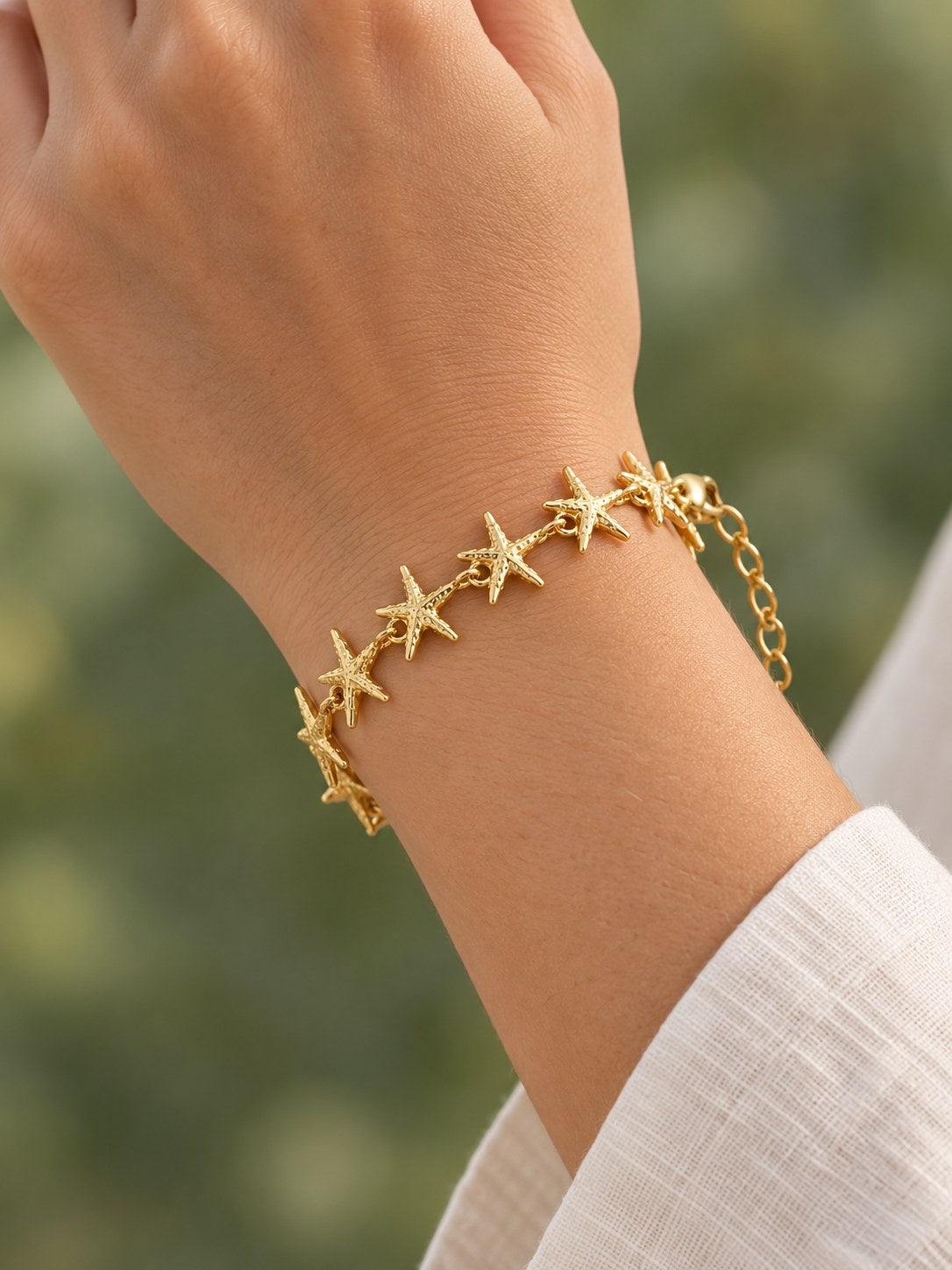 Pulsera Multi Estrellas De Mar · Modelo · Anturia
