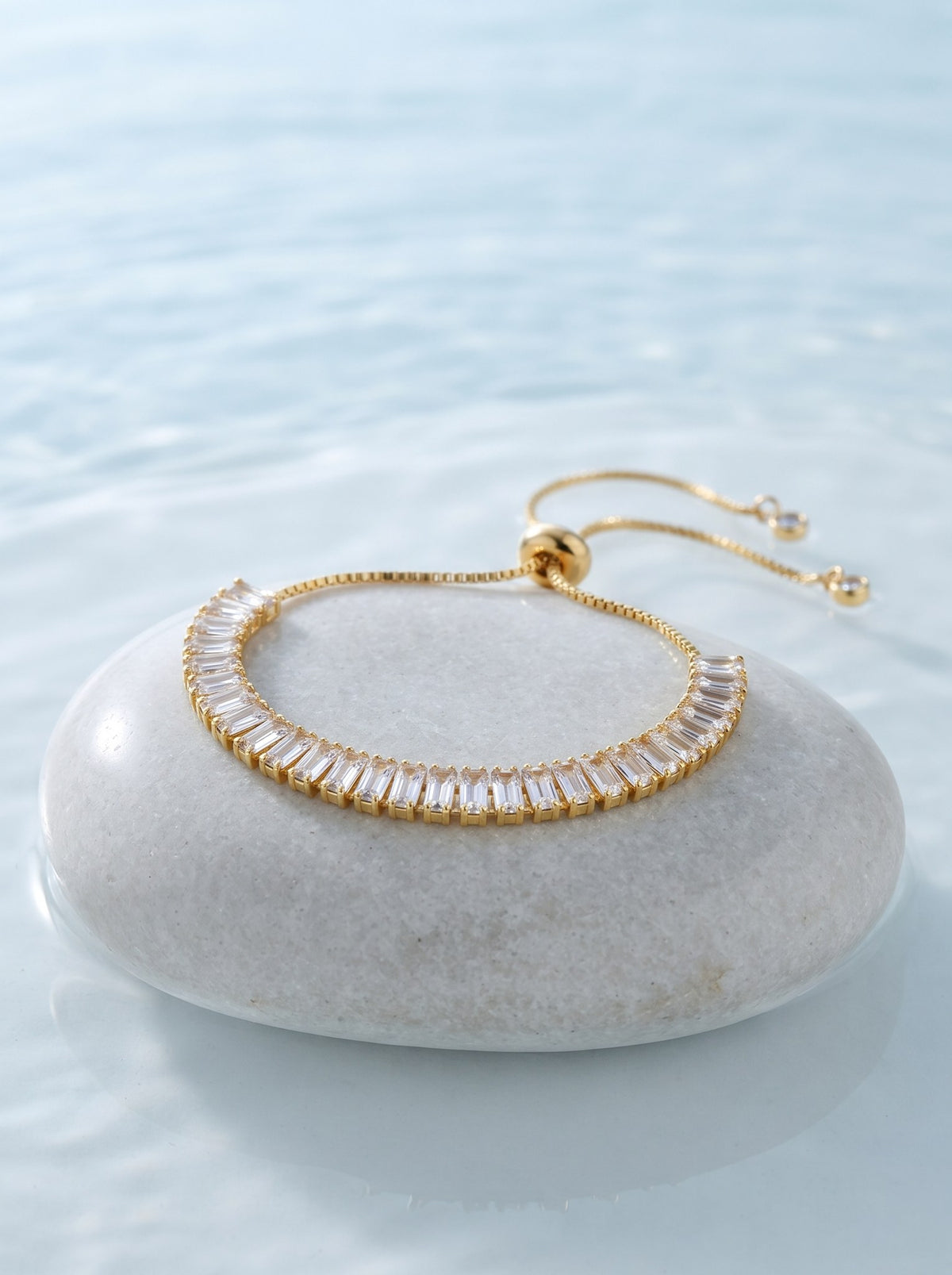 Pulsera Baguette Graduable Cristal · Lifestyle · Anturia