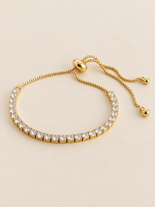 Pulsera Tipo Tennis Cristal Graduable · Hero · Anturia
