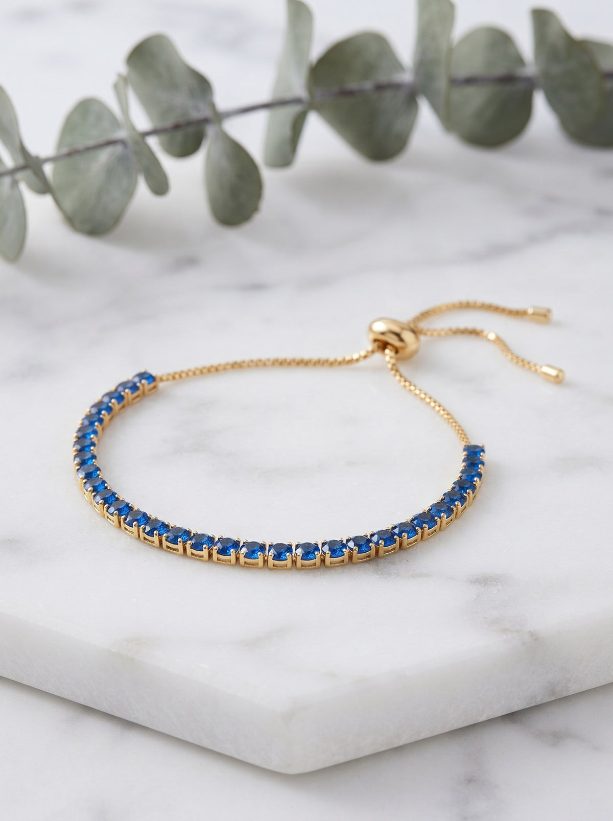 Pulsera Tipo Tennis Azul Graduable · Lifestyle · Anturia