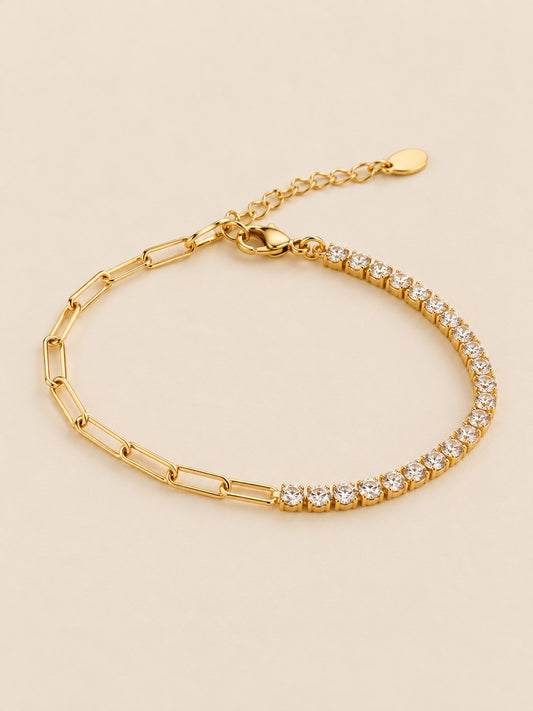 Pulsera Doble Tejido Eslabon Tenis · Hero · Anturia
