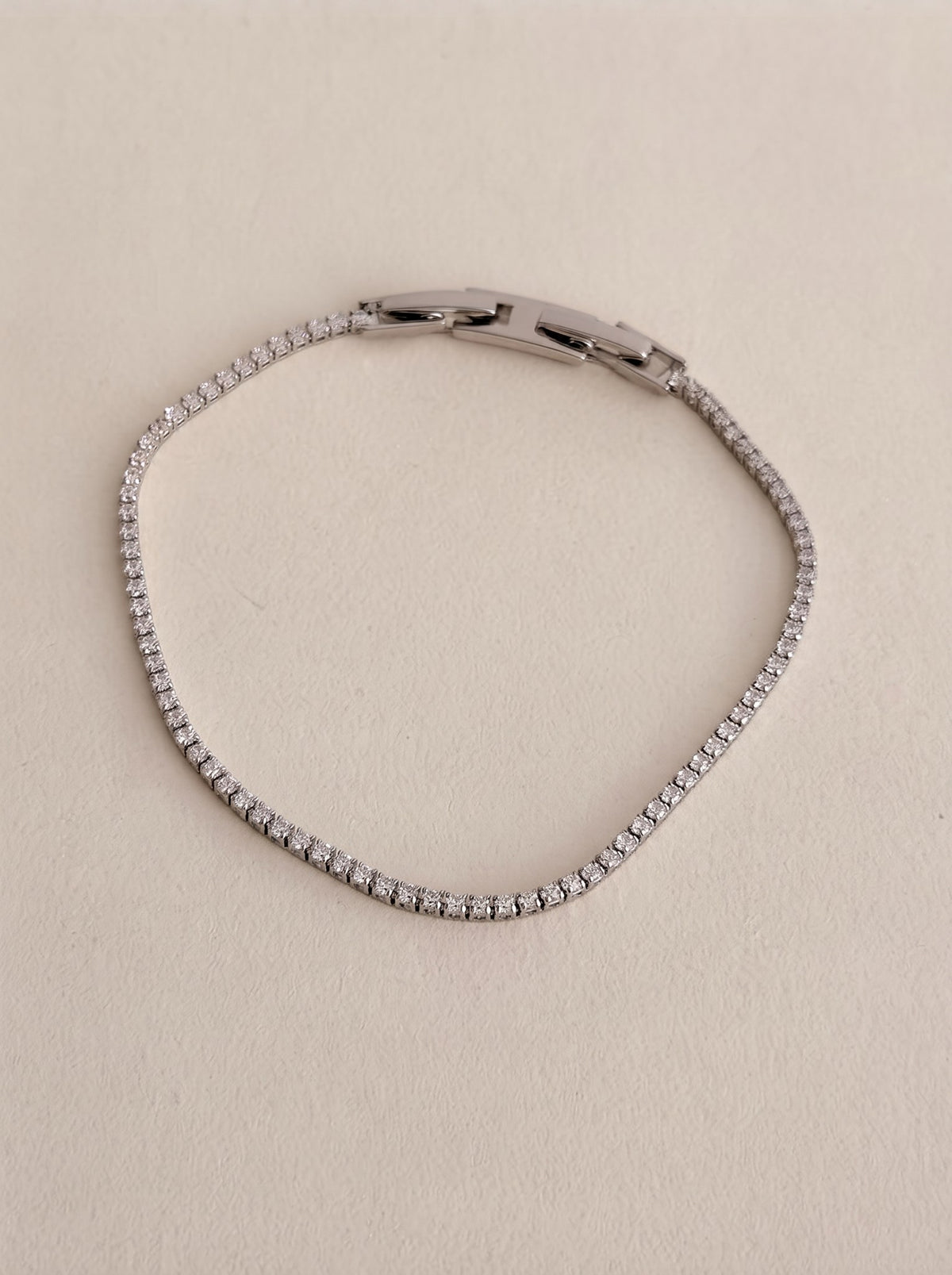 Pulsera Mini Tenis Plateada · Hero · Anturia
