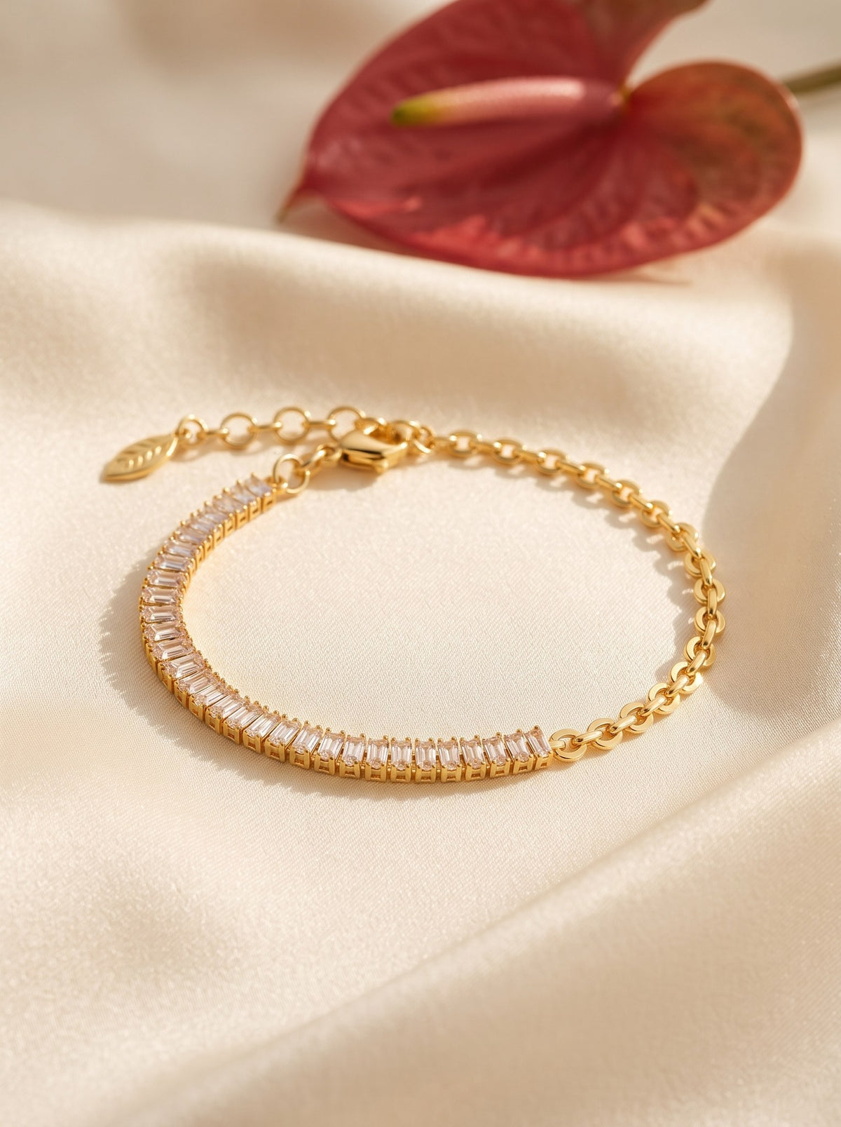 Pulsera Doble Tejido Eslabon Baguette · Lifestyle · Anturia