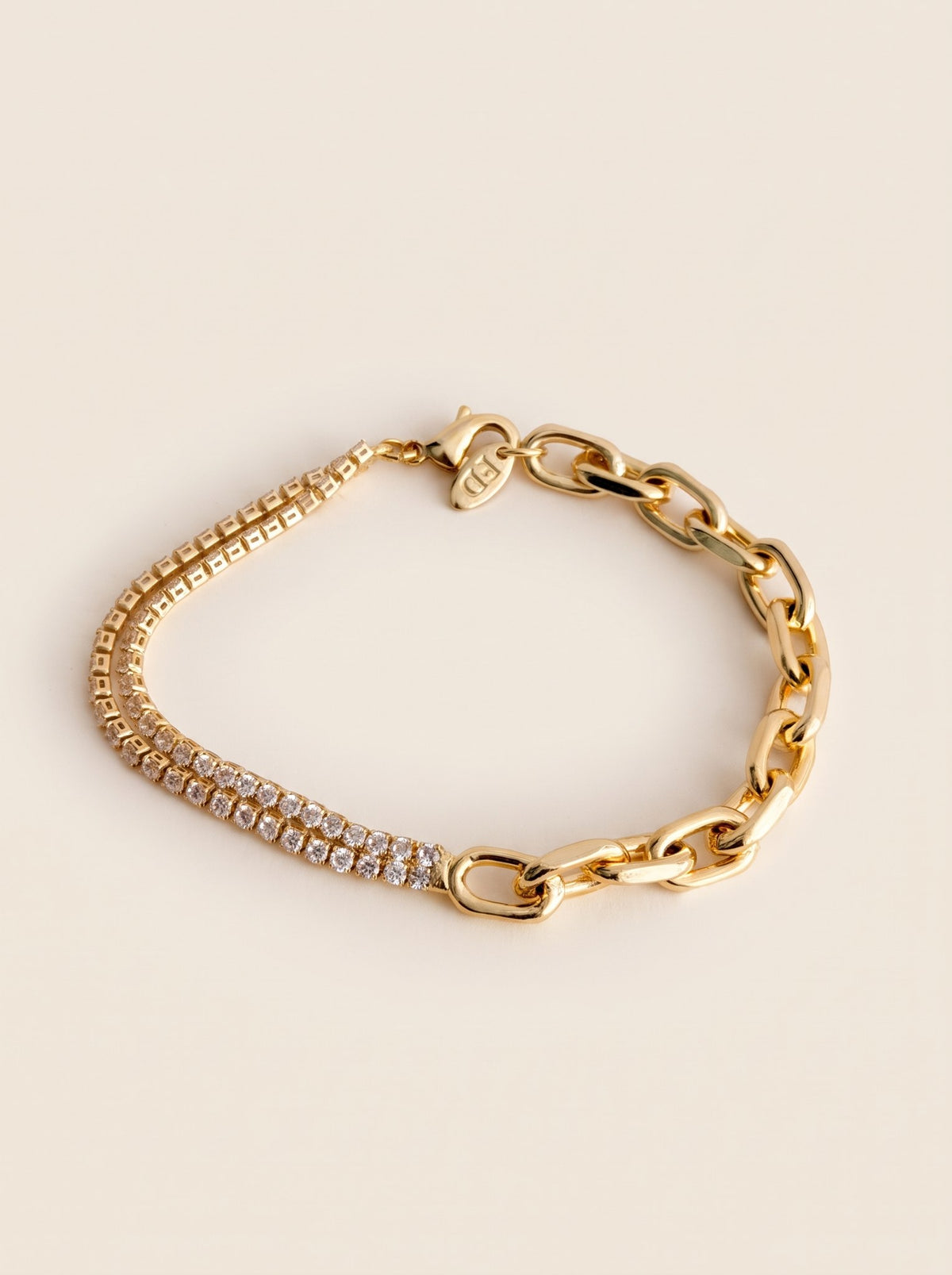 Pulsera Doble Tejido Eslabon Doble Tenis · Hero · Anturia