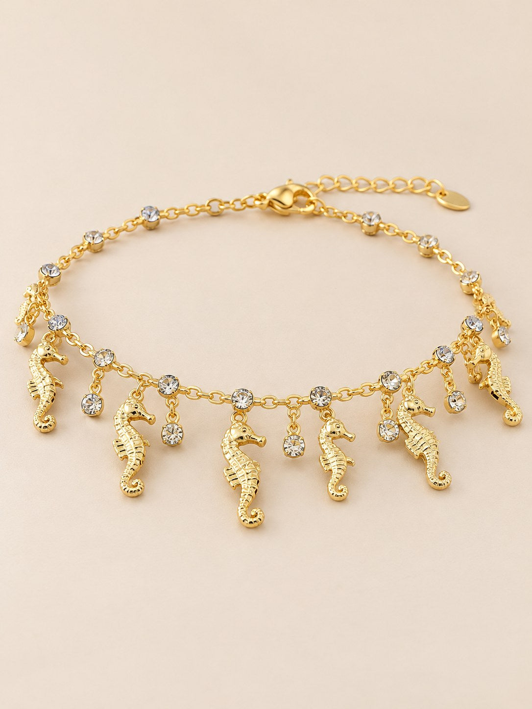 Tobillera Caballos De Mar Dorado · Hero · Anturia