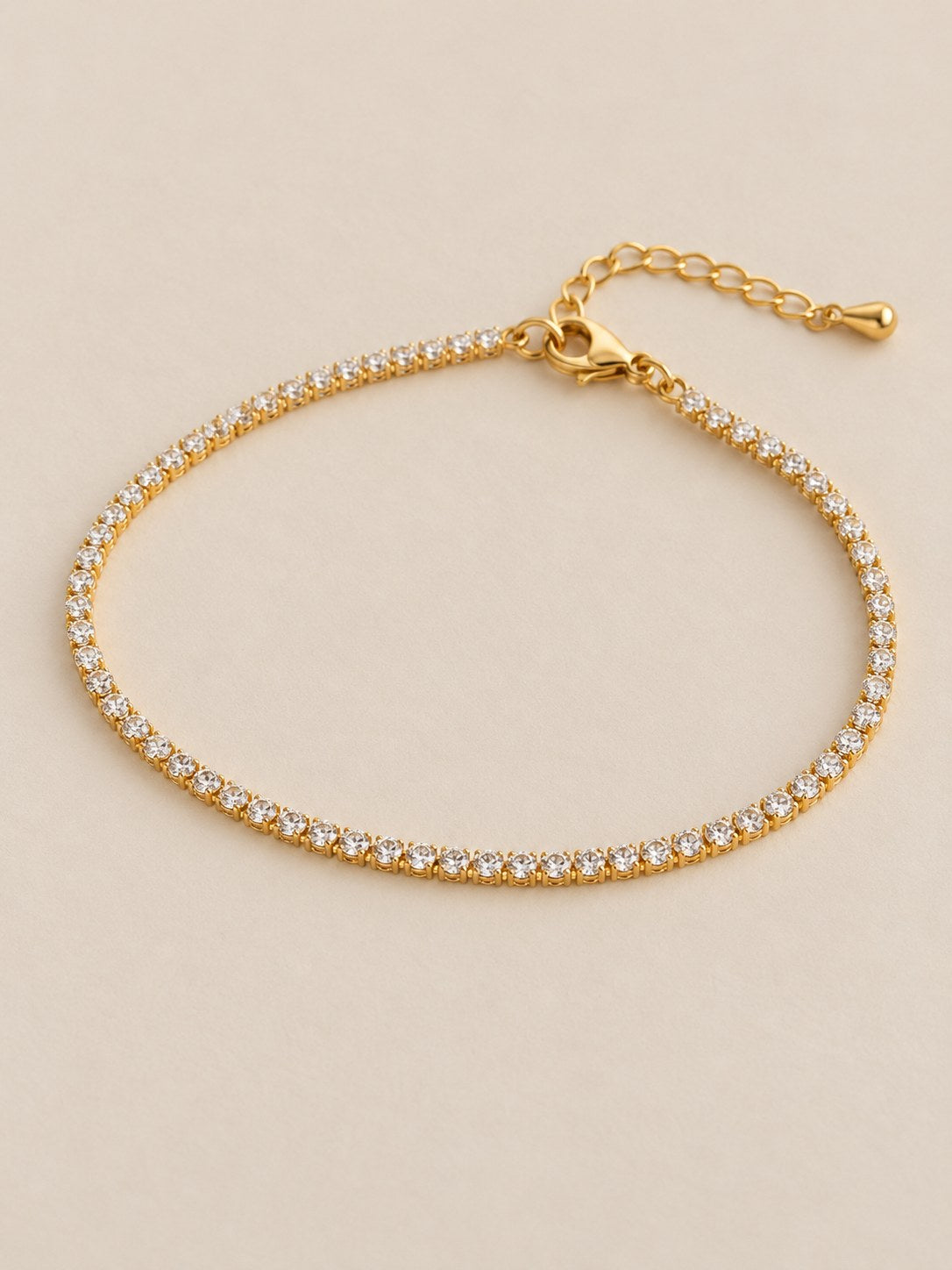 Tobillera Tenis Dorado · Hero · Anturia