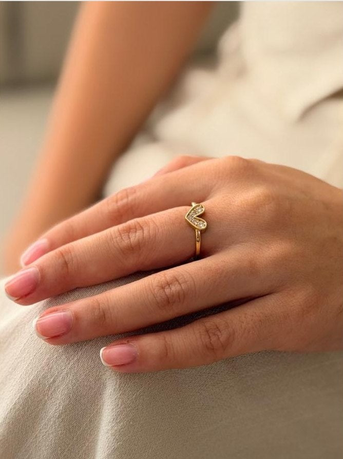 Anillo Corazon Trend Cristal · Anturia