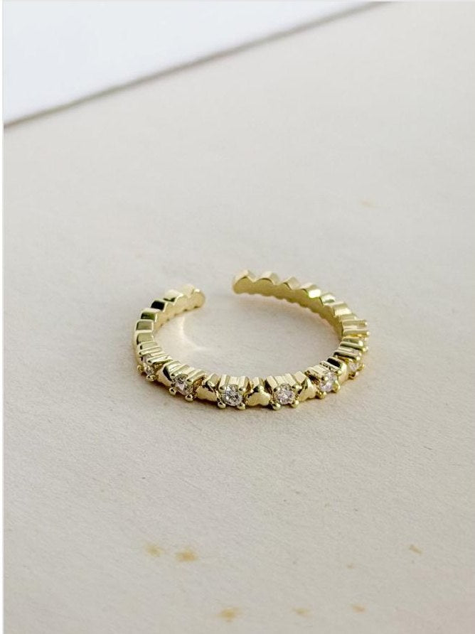 Anillo Microcircones Cristal · Anturia